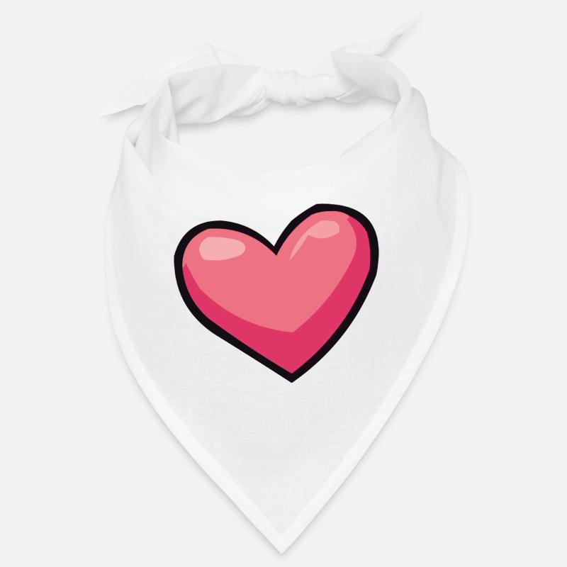 Pink Heart Illusion Bandana