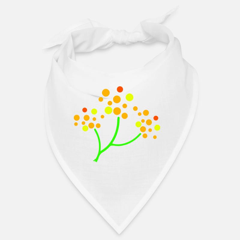 Neongepunkteter Baum Explosion Bandana