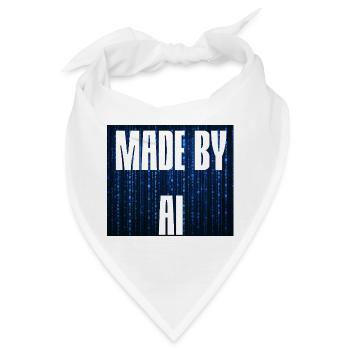 Hergestellt von AI Blue - Bandana - Weiß - Vorne