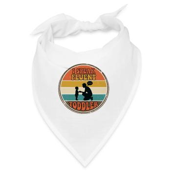 Ich spreche fließend Kleinkind - Bandana - Weiß - Vorne