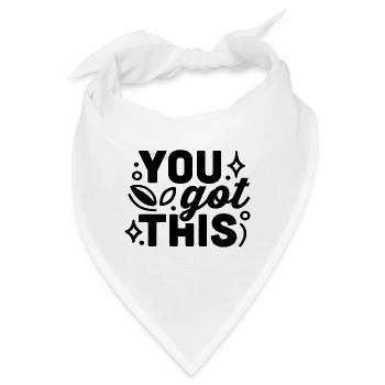 Du hast das verstanden - Bandana - Weiß - Vorne