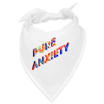 Punk Anxiety Neon-Splash - Bandana - Weiß - Vorne