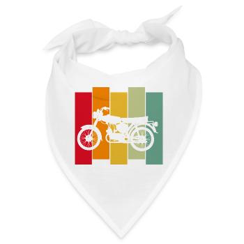 Simsonfahrer Schwalbe Ossi  - Bandana - Weiß - Vorne