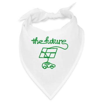 thefuture_solar_car - Bandana - Weiß - Vorne