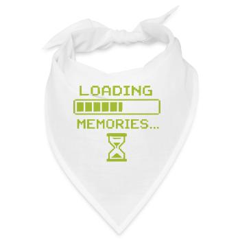 Ladezeiten der Erinnerungen - Bandana - Weiß - Vorne