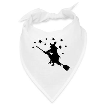 Hexe - Bandana - Weiß - Vorne