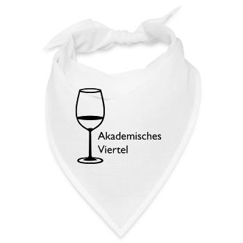 Akademisches Viertel - Bandana - Weiß - Vorne