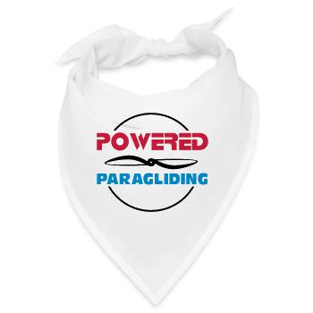 powered paragliding - Bandana - Weiß - Vorne