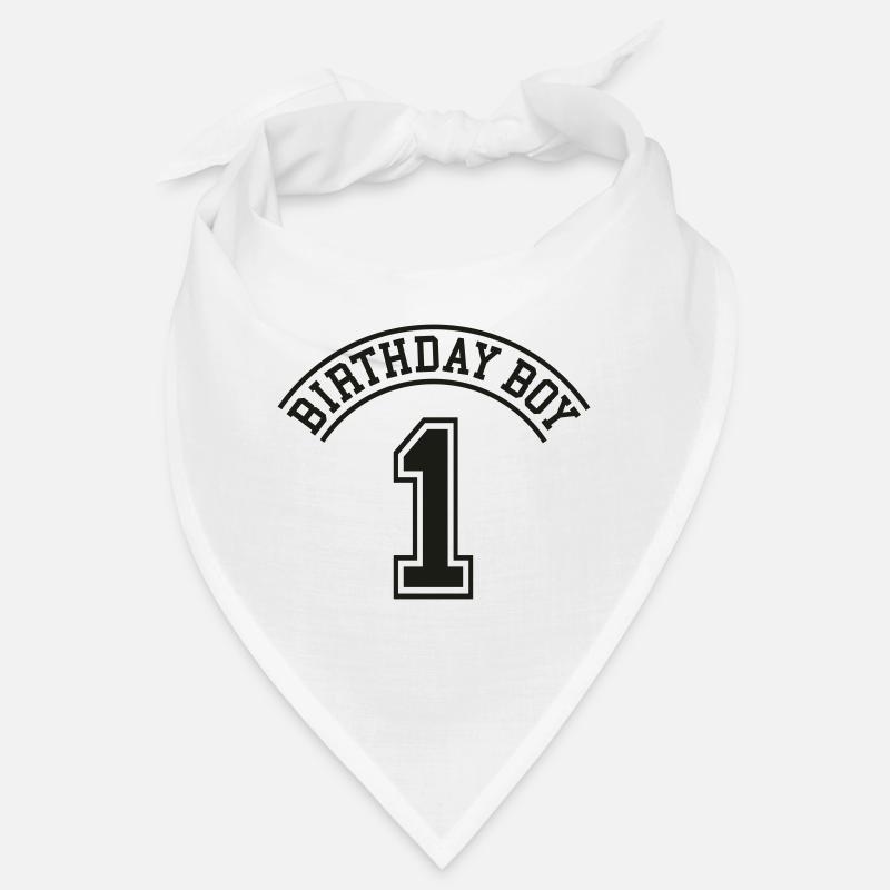 Garçon d'anniversaire 1 année Bandana