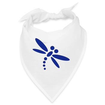 Libelle - Bandana - Weiß - Vorne