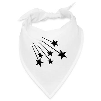 Stars - Bandana - Weiß - Vorne