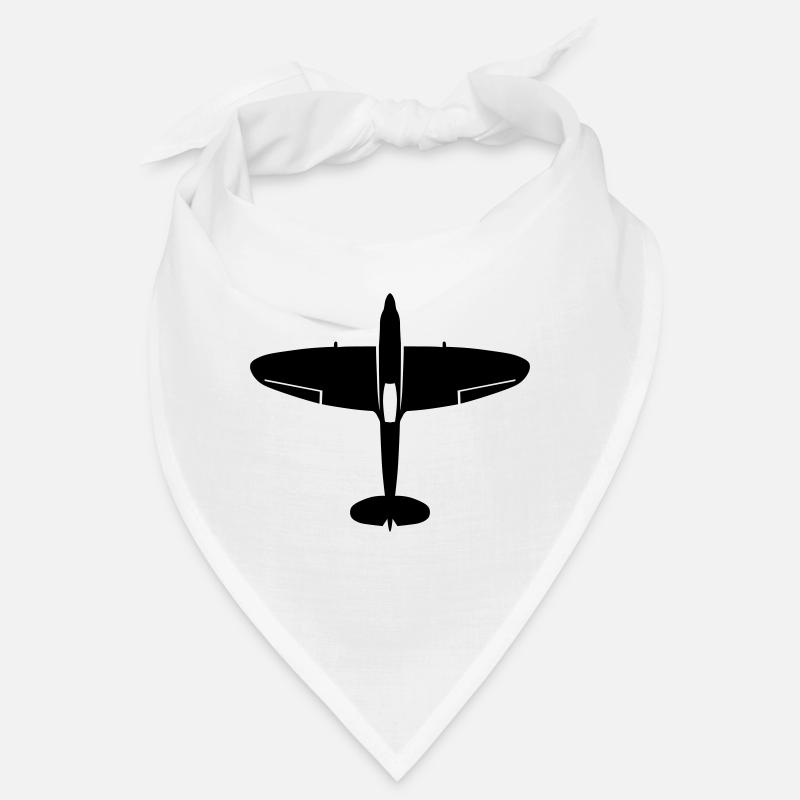 spitfire_oben - Bandana - Weiß