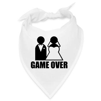 Game Over - Bandana - Weiß - Vorne