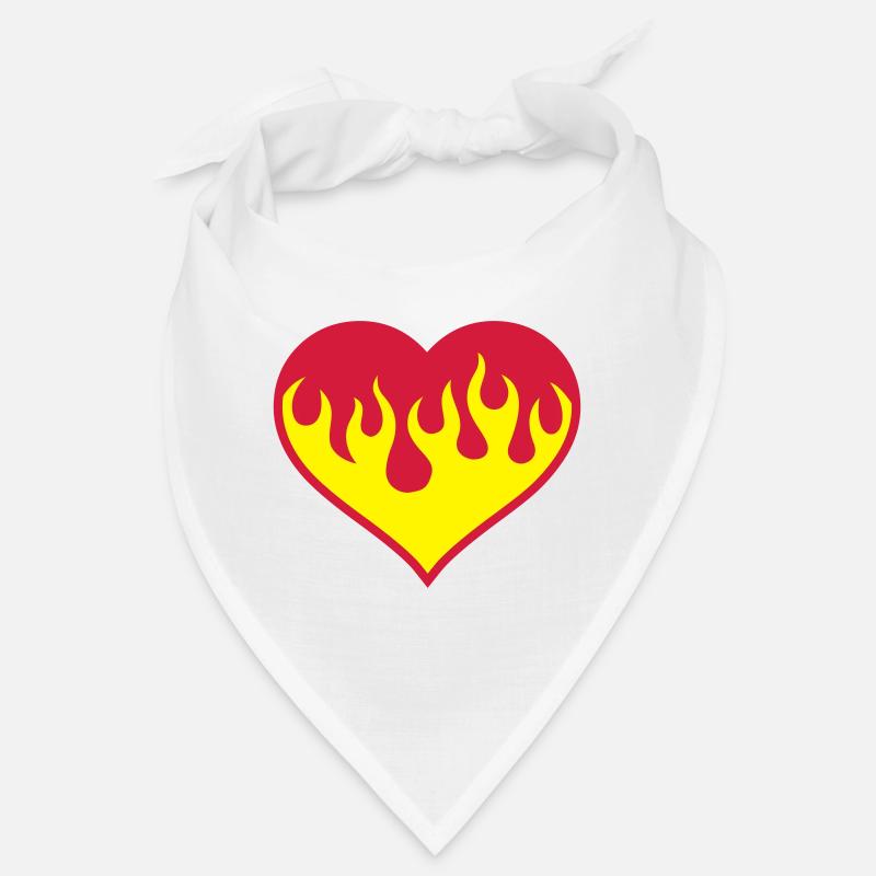 Flammendes Herz Bandana
