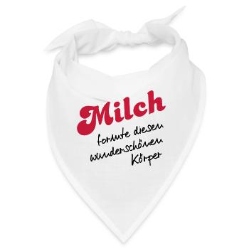 Milch - Bandana - Weiß - Vorne