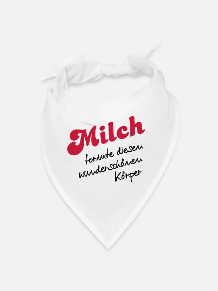 Milch - Bandana - Weiß