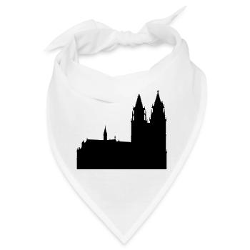Magdeburger Dom - Bandana - Weiß - Vorne