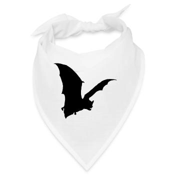 bat - Bandana - Weiß - Vorne