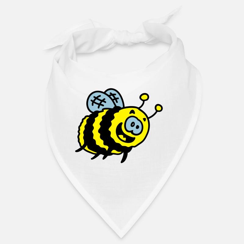 lustige Hummel 3 - Bandana - Weiß
