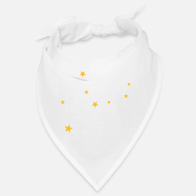 Virgo constellation - Bandana - white