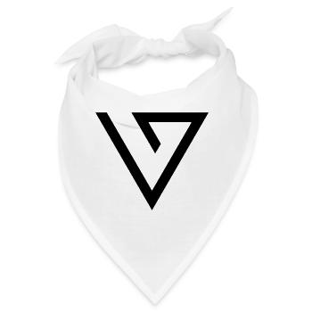 Superhelden Symbol Science Fiction Minimal Arts - Bandana - Weiß - Vorne