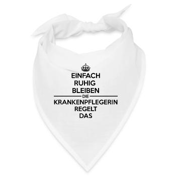 ERB Krankenpflegerin - Bandana - Weiß - Vorne