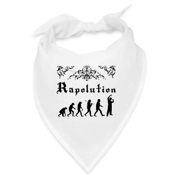 Rap Evolution - Bandana - Weiß - Vorne