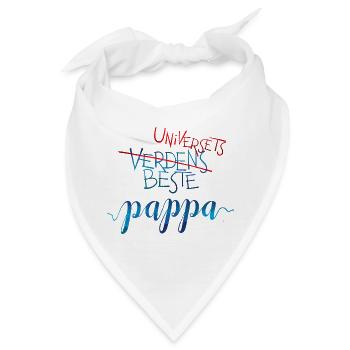 Universe Der beste Vati - Bandana - Weiß - Vorne