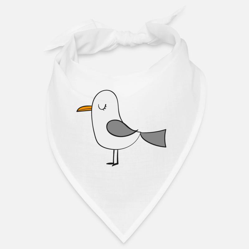 mouette - Bandana - blanc