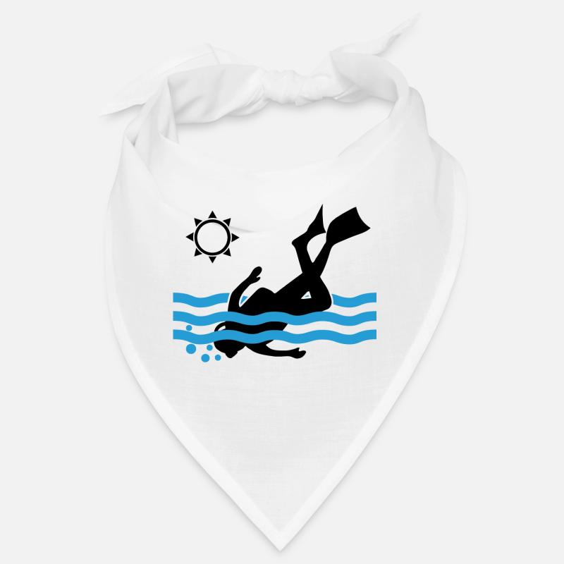 Plongeur - Bandana - blanc