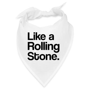 Like a Rolling Stone - Bandana - Weiß - Vorne