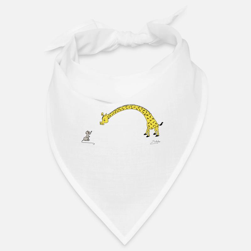 Giraffe mit Maus Bandana