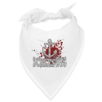 Schleswig Anker - Bandana - Weiß - Vorne