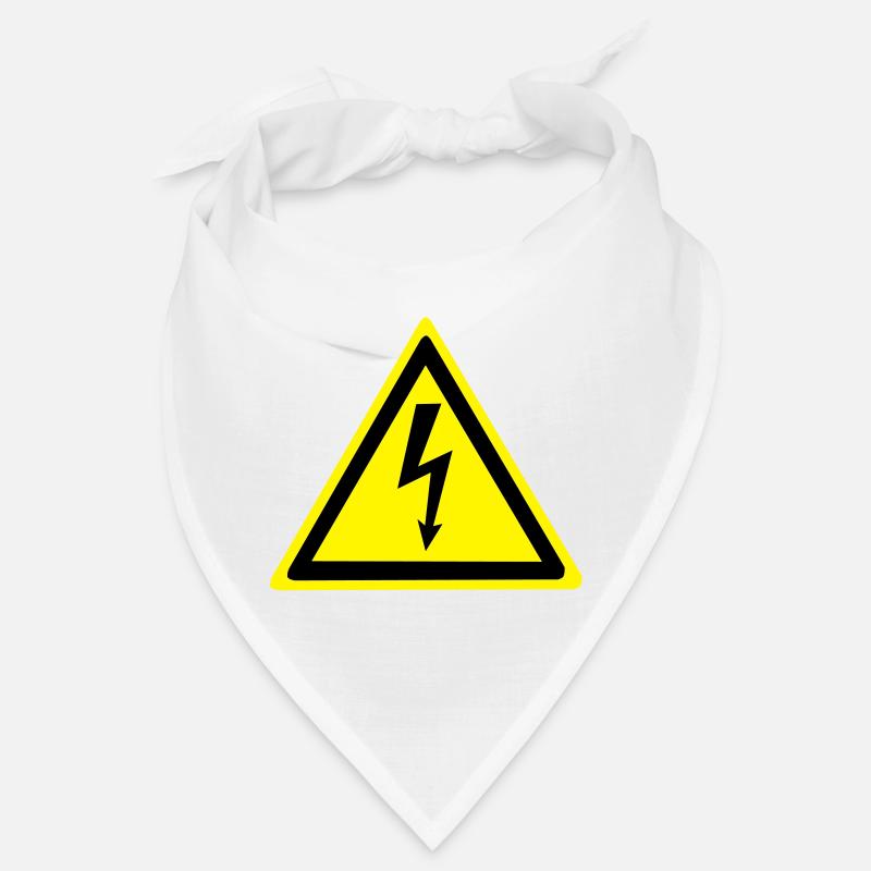 Haute tension - Bandana - blanc