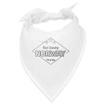 NORWAY - Bandana - Weiß - Vorne