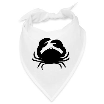 crab - Bandana - Weiß - Vorne