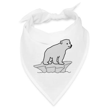 Eisbaer - Bandana - Weiß - Vorne