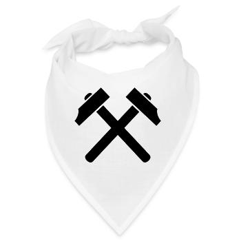 Hammer - Bandana - Weiß - Vorne