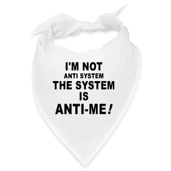 the system - Bandana - Weiß - Vorne