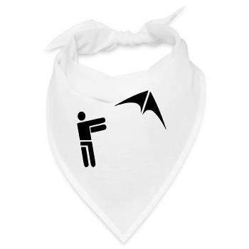 Drachenflieger - Bandana - Weiß - Vorne