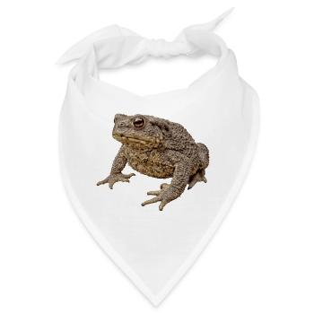 Kröten bringen Glück und essen des Gärtners Feinde - Bandana - Weiß - Vorne