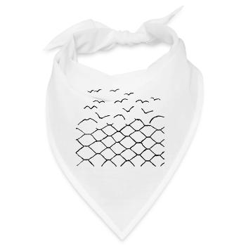 Freiheit - Bandana - Weiß - Vorne