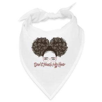 Hair Touch Grafik - Bandana - Weiß - Vorne