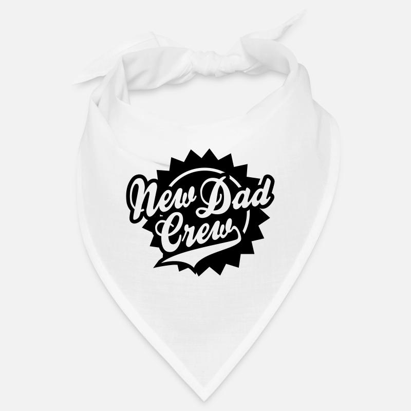 New Dad Crew Shield Design Bandana