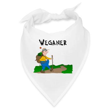 Wanderlust - Bandana - Weiß - Vorne