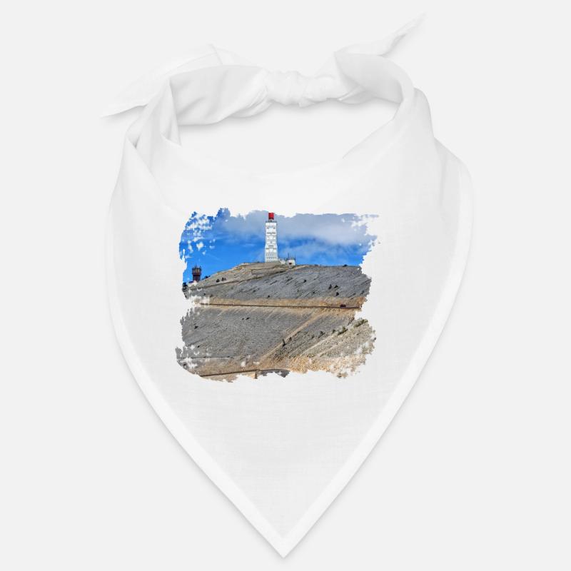 Le Mont Ventoux, un must pour les cyclistes - Bandana - blanc