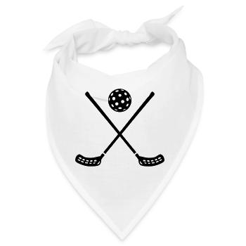 Floorball - Bandana - Weiß - Vorne