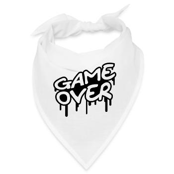 Game Over - Bandana - Weiß - Vorne