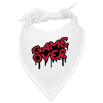 Game Over - Bandana - Weiß - Vorne