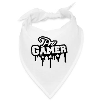 Pro Gamer Graffiti - Bandana - Weiß - Vorne